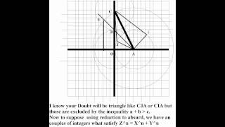 Fermats Last Theorem Proof of Corect Solution with Ion Murgu Circles Paradox [upl. by Onnem]