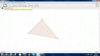 Baricentro di un triangolo con GeoGebra [upl. by Dalia404]