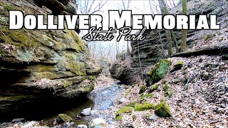 Iowa Hiking Copperas Beds and Boneyard Hollow at Dolliver Memorial State Park [upl. by Elleivap]