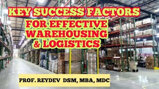 4 KEY FACTORS FOR EFFECTIVE WAREHOUSING amp LOGISTICS OPERATIONS  IN A MINUTE [upl. by Ragan]