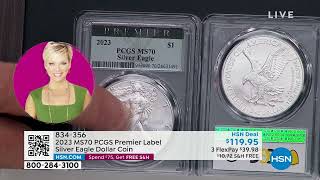 2023 MS70 PCGS Premier Label Silver Eagle Dollar Coin [upl. by Auroora]