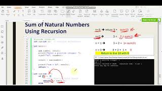 recursive function in c  سى c استدعاء الدالة لنفسها في لغة [upl. by Rotberg]