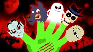 Funny Kids Songs  Witch Finger Family  Special Halloween video by HooplaKidz Toons [upl. by Gunner]