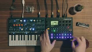 Minimal Techno Jam  Elektron Digitakt  Arturia Microfreak [upl. by Cordelia]