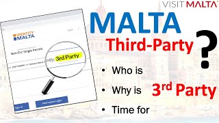 Malta Third Party Processing Time Processing by Third Party Identity Malta Working Permit for TCN [upl. by Ehling464]