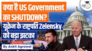 US Government Shutdown Nearing Its Impact What Next  UPSC [upl. by Gnim344]