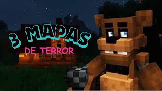 TOP 3 mapas de terror de Minecraft [upl. by Anujra]