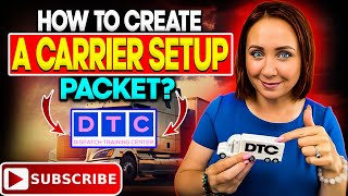 How to create a carrier setup packet dispatcher dispatchingtrucks dispatchtrainingonline [upl. by Zednanref]