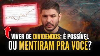 É possível viver apenas de dividendos Como se organizar [upl. by Ardnasela]