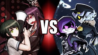 Fan Made Death Battle Trailer Uzi amp N VS Komaru amp Toko Murder Drones VS Danganronpa [upl. by Hanauq114]