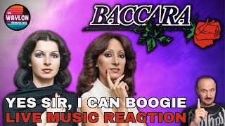 Baccara  quotYes Sir I Can Boogie quot 1977  LIVE MUSIC REACTION [upl. by Okier533]