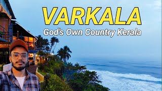 KERALA Varkala Cliff 😍 Varkala Beach Kerala kerala [upl. by Kciredec245]