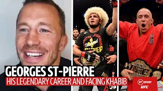 Georges StPierre on facing Khabib Nurmagomedov and his path to GOAT status [upl. by Zetnwahs]