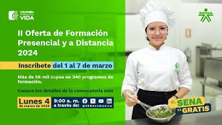 II OFERTA DE FORMACIÓN PRESENCIAL Y A DISTANCIA 2024 [upl. by Yelyac]