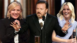 Ricky Gervais Reflects on his Golden Globe Speeches [upl. by Ajiat]