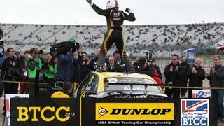 BTCC 2013  Rockingham Highlights [upl. by Kazimir]