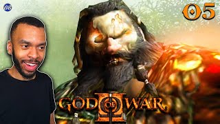 The BARBARIAN KING amp Temple Of Euryale  My First Time Playthrough Of God Of War 2  PT 5 [upl. by Mikol]