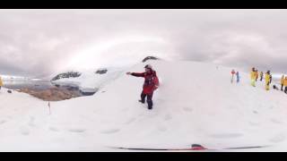 Antarctica Geologist amp Glaciologist Colin Souness at Neko Harbor 360° VR [upl. by Sclater511]