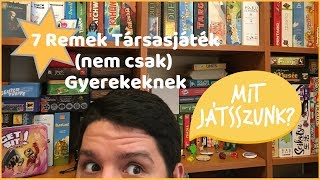 7 Remek Társasjáték nem csak Gyerekeknek [upl. by Pacian]