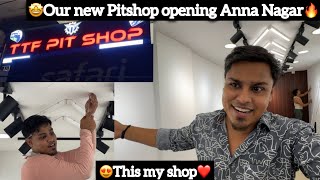 🤩Our new PitShop Opening in Anna Nagar🔥 This My Shop❤️ Aj Squad  Ajees [upl. by Gravante]