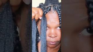 Box braids for bigginers shortfeed hair [upl. by Repip233]