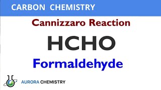 ✍️ CANNIZZARO reaction of FORMALDEHYDE HCHO [upl. by Iinde]