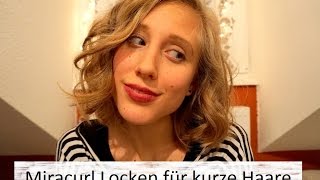 Locken mit Miracurl für Schulterlange Haare I caynouch [upl. by Martres33]