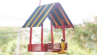 How to Make an Easy DIY Bird House TCraft [upl. by Landel304]