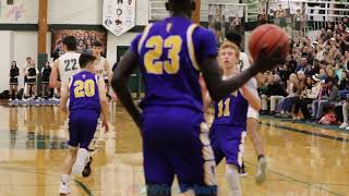 Glenbard West Hilltoppers host Wheaton North Falcons Boys Basketball [upl. by Norred]