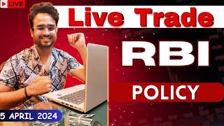 RBI Policy Option Trading  Live Delta Trading  thegreenstradinglive trading banknifty nifty [upl. by Ano628]