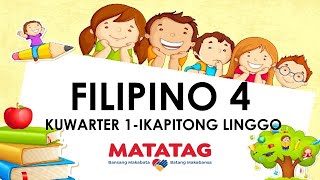 FILIPINO 4 MATATAG Q1 WEEK 7TEKSTONG IMPORMATIBO BAHAGI NG AKLAT [upl. by Akessej]