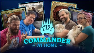 Commander at Home 19  Sauron vs Ovika vs Heliod vs Nazahn with Kyle Hill and Chris [upl. by Akinak]