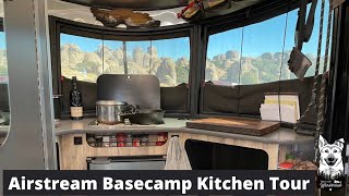 Kitchen Essentials for FullTime RV Living  Airstream Basecamp 16x Kitchen Tour  SponsoredbyWaggle [upl. by Laverne]