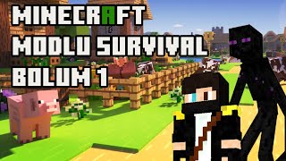 Modlu Minecraft Bölüm 1  Olm Biz Nereye Düştük A [upl. by Karlie]