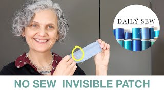 How to Invisibly Patch a Hole in Your Clothes  The Daily Sew [upl. by Breban717]