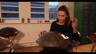 high quality sound HANDPAN Daroma D kurd 111 Improvisation [upl. by Ainelec181]