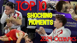 Top 10 most surprising moments from the 2024 badminton Olympics [upl. by Nedloh570]