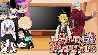 Fandom Anime react to each other  part 6  Meliodas  seven deadly sins [upl. by Slohcin]