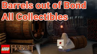 Barrels out of Bond  All Collectibles  10 Minikits  4 Treasures  Recipe  Lego The Hobbit [upl. by Iclehc]