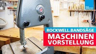 Bandsäge RockwellMetabo Vorstellung  Maschinen Vorstellung  Kleine Band Säge Werkstatt [upl. by Colby]