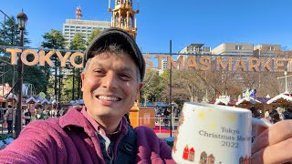 Tokyo’s Christmas Food Market amp Ornament Shopping [upl. by Stanwinn]