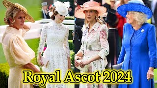 The Royal Family reunites at Royal Ascot 2024 on the first day of the season [upl. by Siuqramed288]