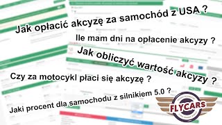 Jak opłacić akcyzę Online Rejestracja auta z USA i opłata akcyzy krok po kroku [upl. by Petigny]