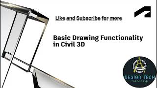 Basics drawing functionality in civil 3d autocad civil [upl. by Docilu]