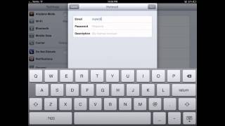 HotmailOutlookLive Email Setup on iPadiPhone [upl. by Fabe]