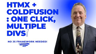 ColdFusion amp HTMX Tutorial MultiDiv Updates with One Click  Simpler Than Vue React or Angular [upl. by Ella897]