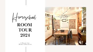 HOMESCHOOL ROOM TOUR 2024 [upl. by Grochow]