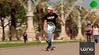 Tutorial longboard Cómo superar obstáculos en la ciudad  Long School [upl. by Yznel]