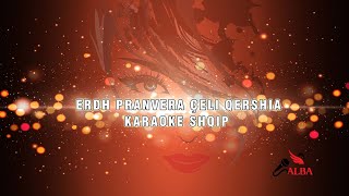 Karaoke Shqip  ERDH PRANVERA MOJ [upl. by Glinys]