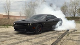 Hellcat Challenger amp Hellcat Charger Burnout [upl. by Gulick]